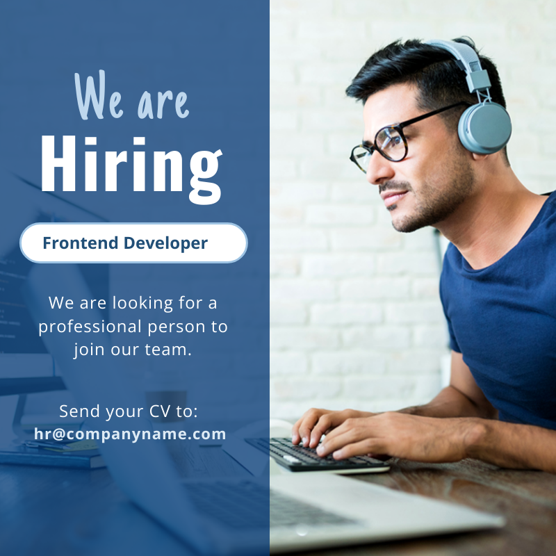 Hiring Square Post Template