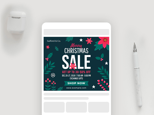 Christmas Medium Rectangle Ad Templates