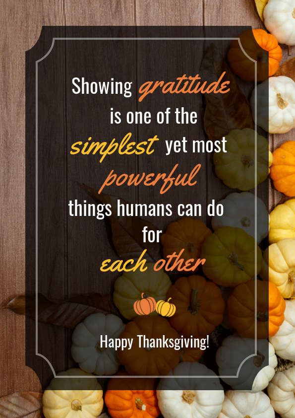 DocHipo Thanksgiving Poster Template Painted in Gratitude