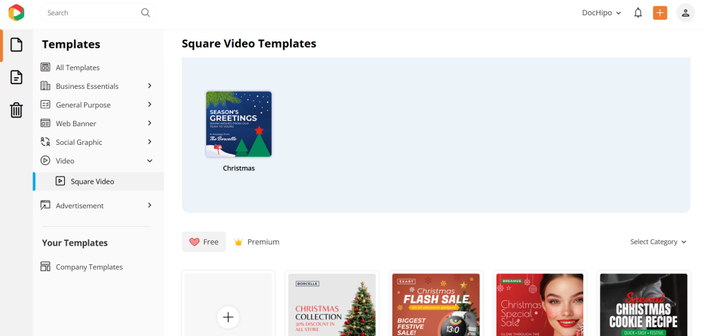 DocHipo video templates