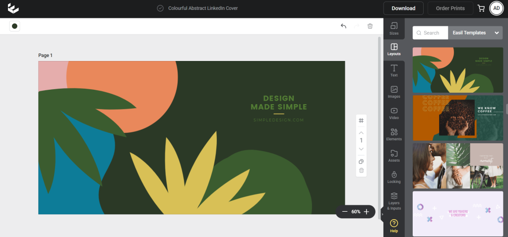 Easil LinkedIn banners