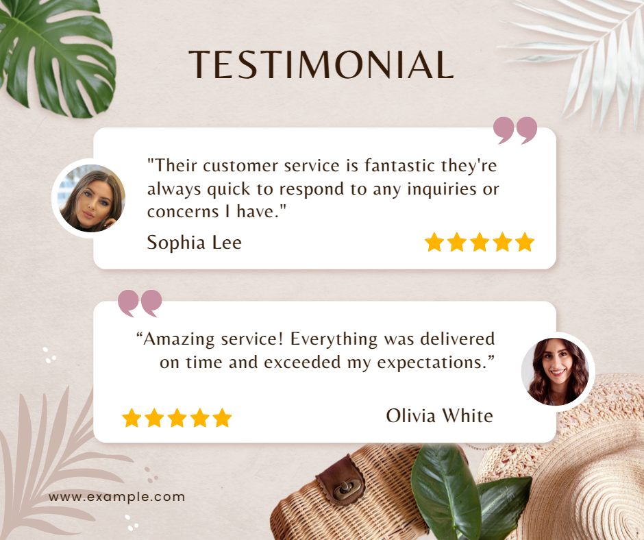 Testimonial Facebook Post Template