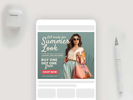 Fashion Medium Rectangle Ad Templates