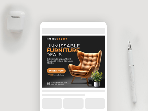 Furniture Medium Rectangle Ad Templates