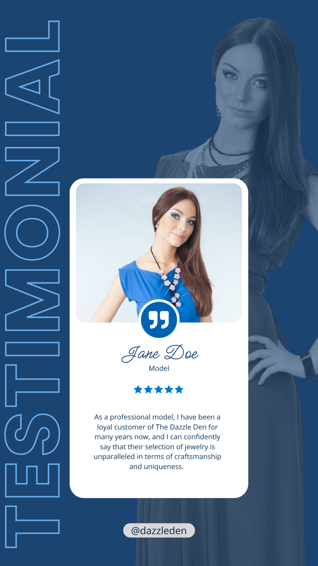 Testimonial Instagram Story Template