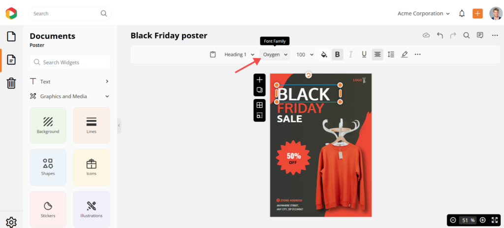 black friday text copy