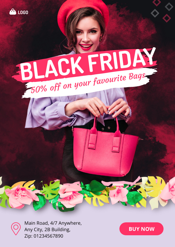 Black friday poster template