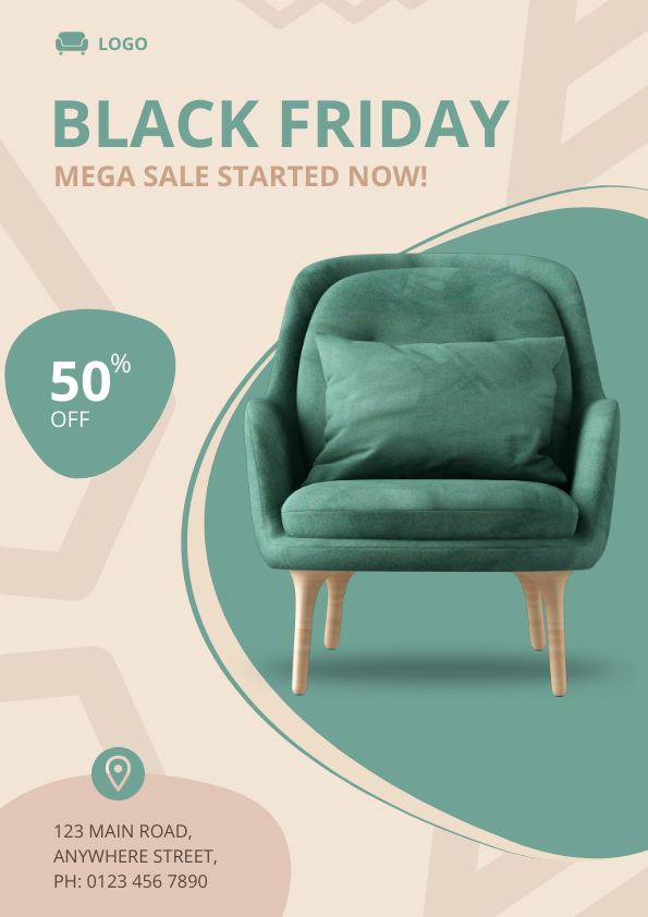 Black friday poster template