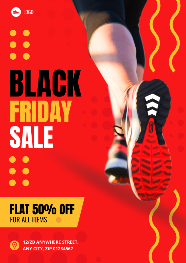 Black friday poster template