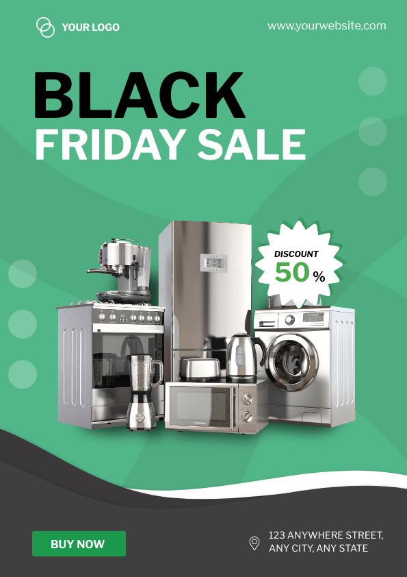 Black Friday poster template