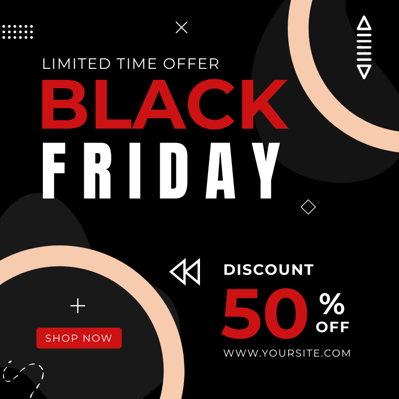 Black Friday Square Post Template