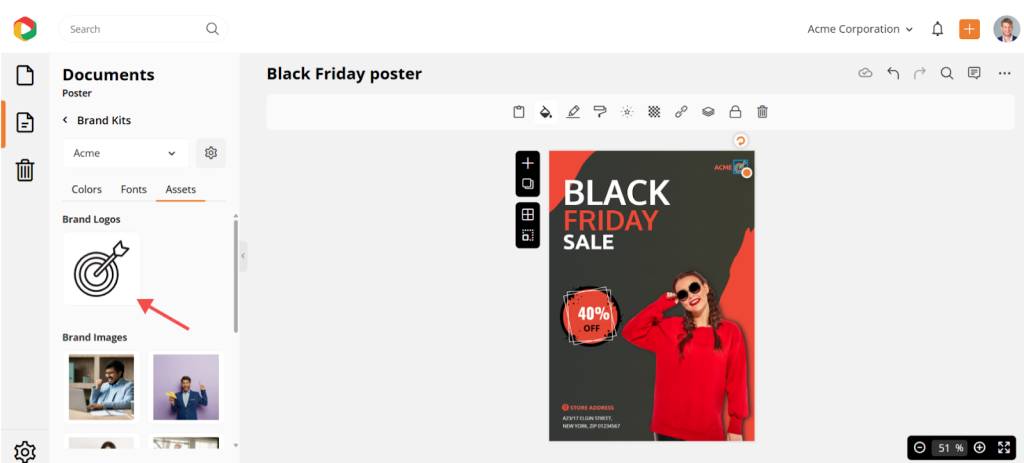 black friday poster ideas for brand
