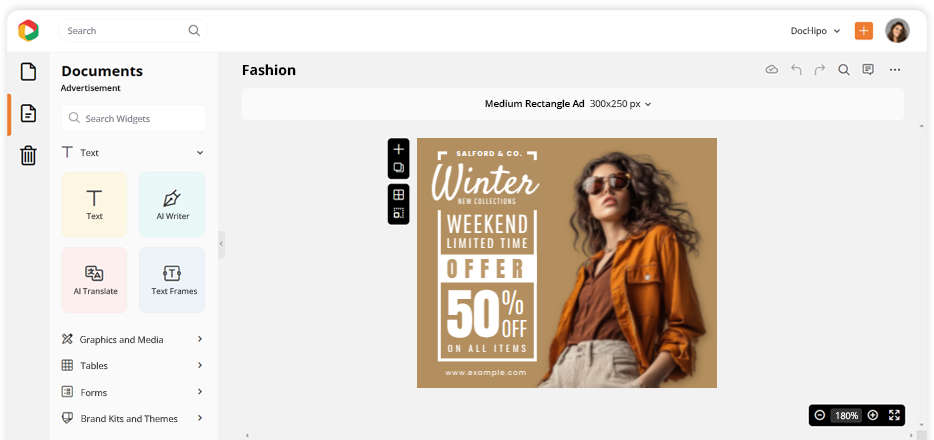 Online Free Medium Rectangle Ad Maker | Create Eye-catching Ads