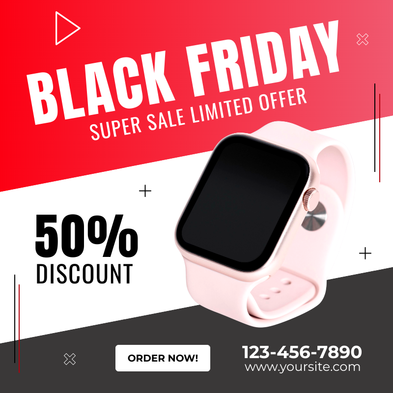 Black Friday Square Post Template