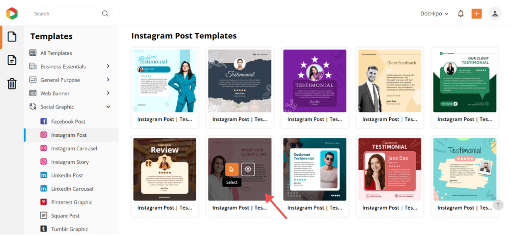 How to create Testimonials using DocHipo How to create Testimonials using DocHipo