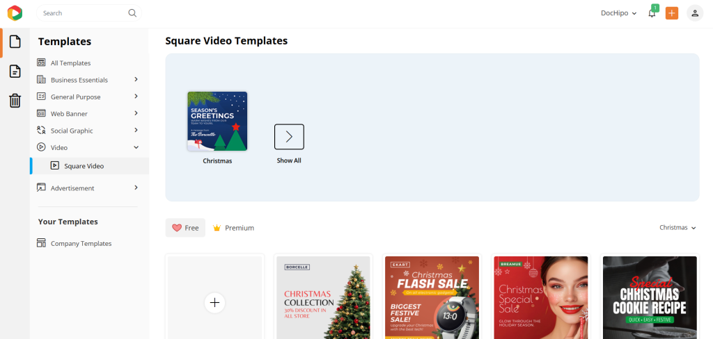 DocHipo video templates