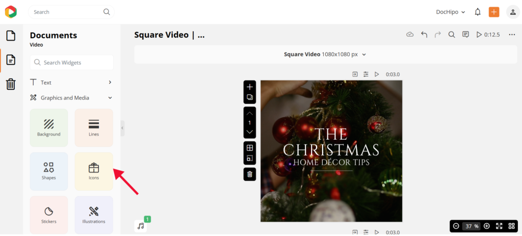Christmas video editing