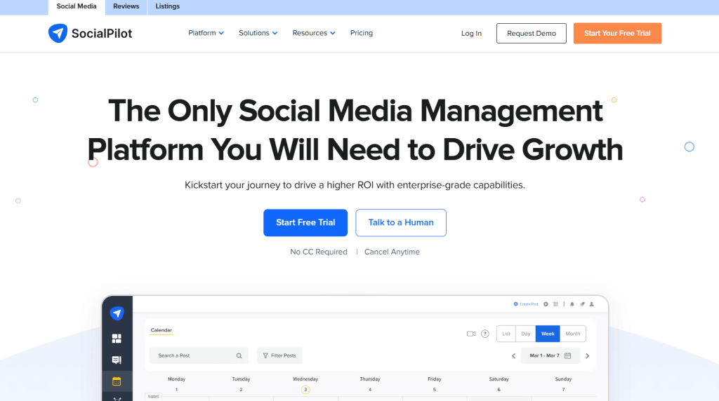 SocialPilot Instagram marketing tool