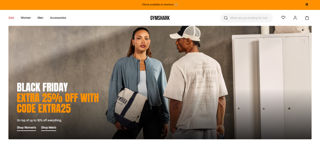 Gymshark black friday marketing Gymshark black friday marketing