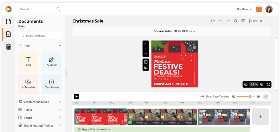 Free Online Square Video Maker