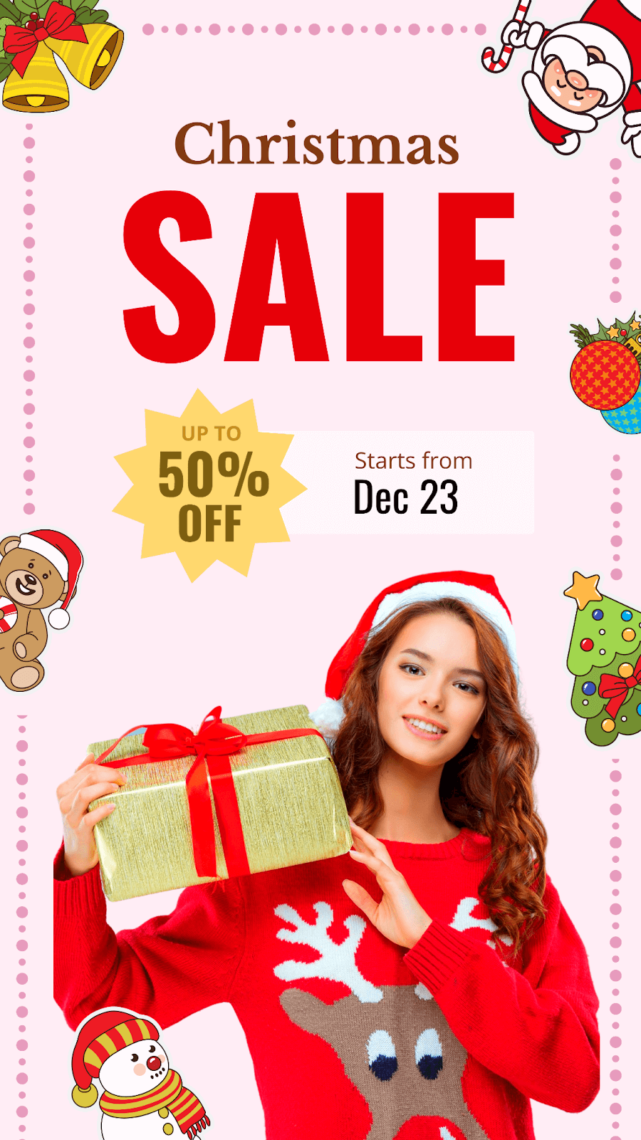 Stick on Holiday-Ready Stickers for Spreading Christmas Cheer with Gift Sale