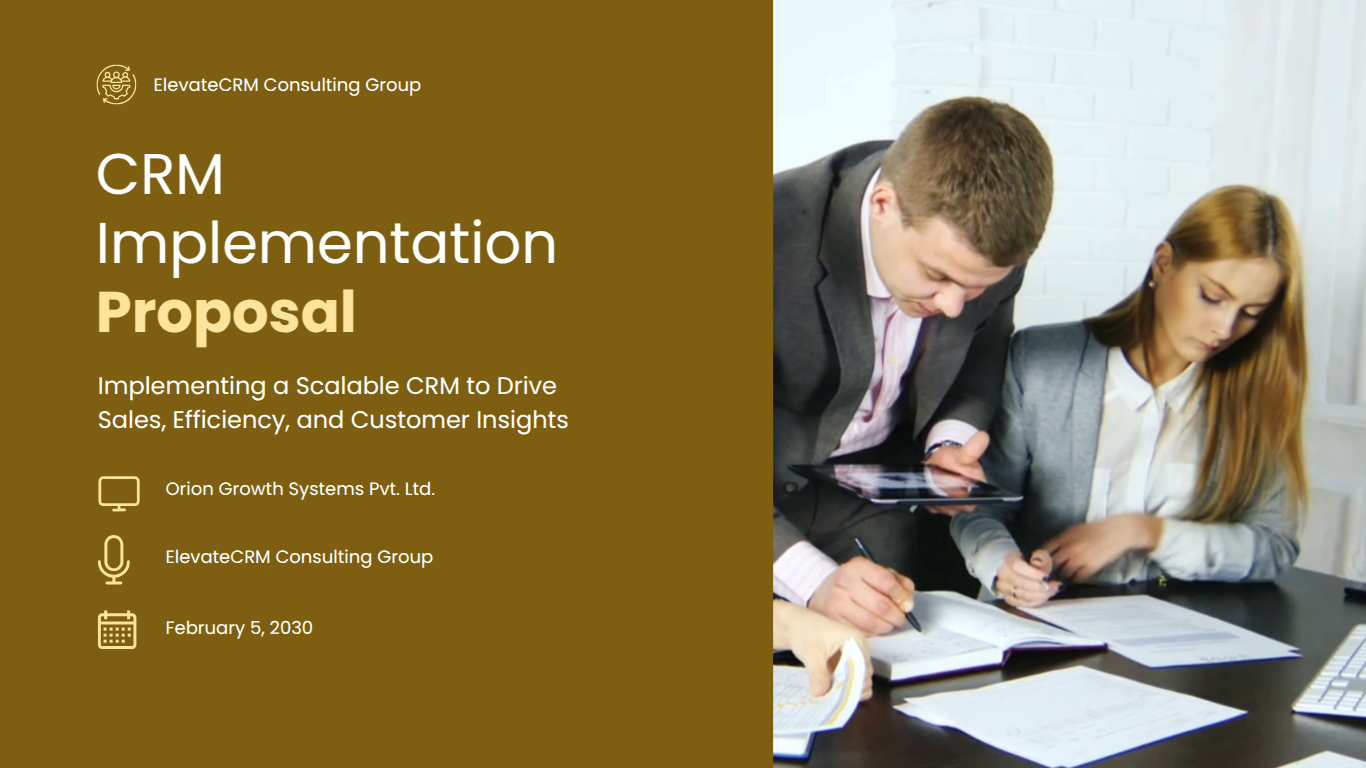 CRM Implementation Proposal Template