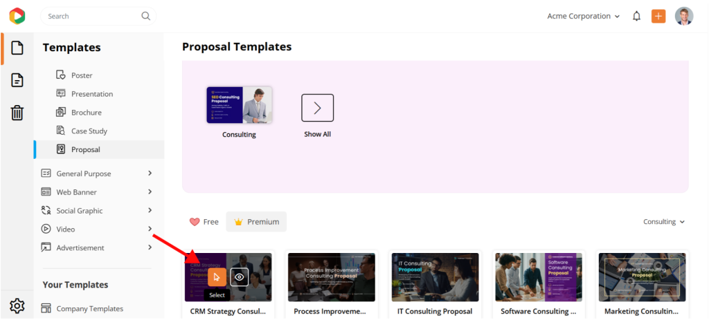 DocHipo consulting proposal template