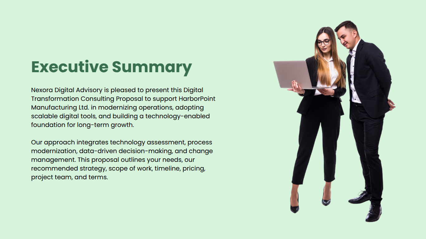 Consulting Proposal Template