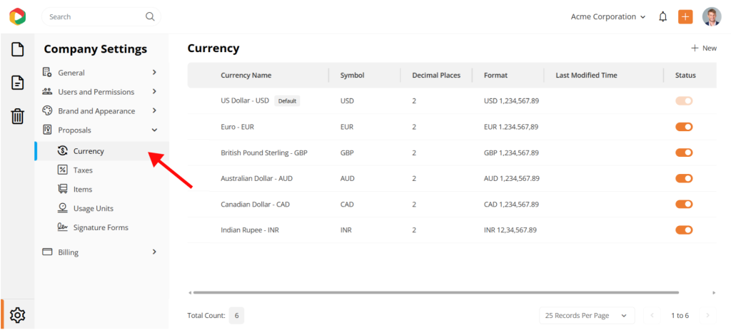 Customizations options for proposals in DocHipo