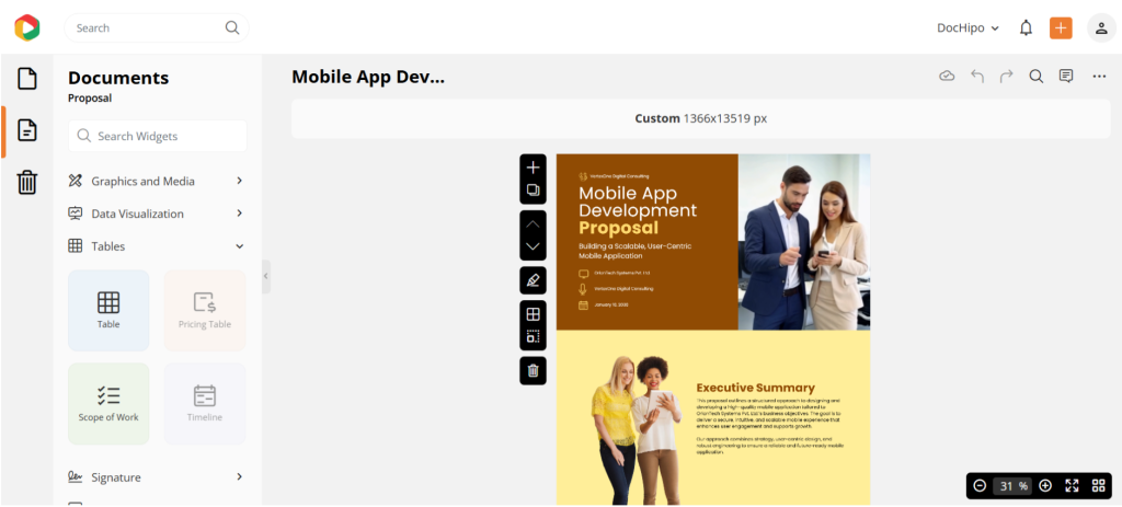Best software for proposals DocHipo