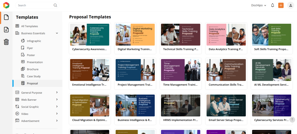 DocHipo proposal templates