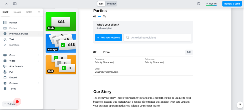 Docspo best proposal software