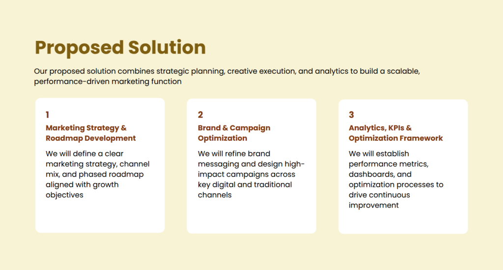 marketing consulting proposal template marketing consulting proposal template