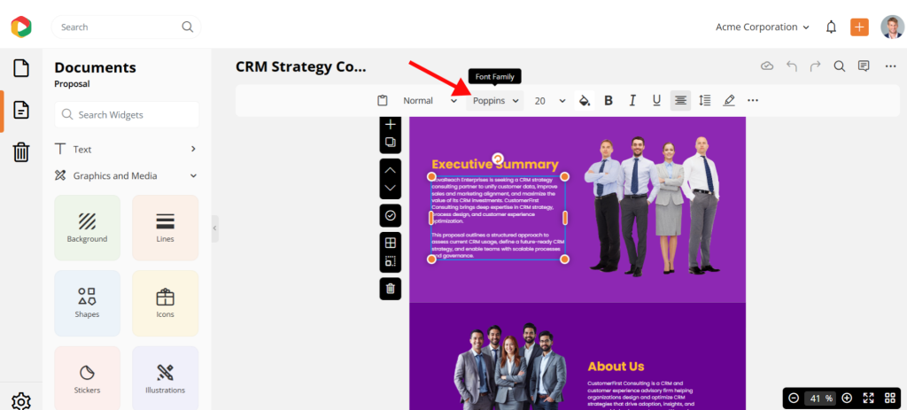 How to write a consulting proposal with  DocHipo