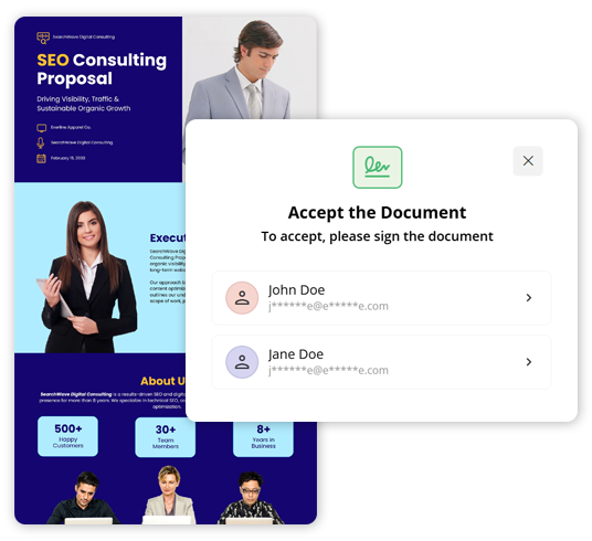 Digital Proposal Sign-Offs