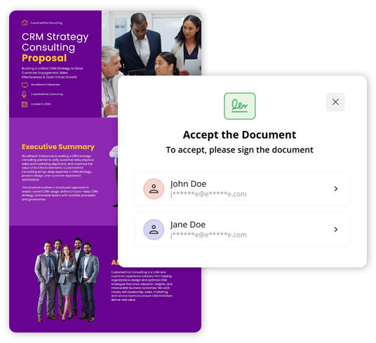 Digital Proposal Sign-Offs
