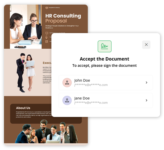 Digital Proposal Sign-Offs