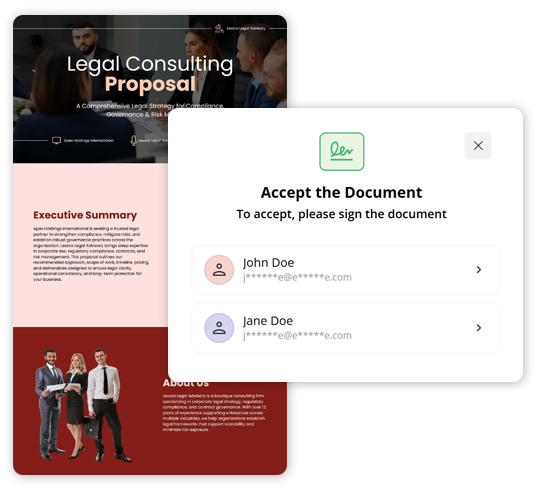 Digital Proposal Sign-Offs