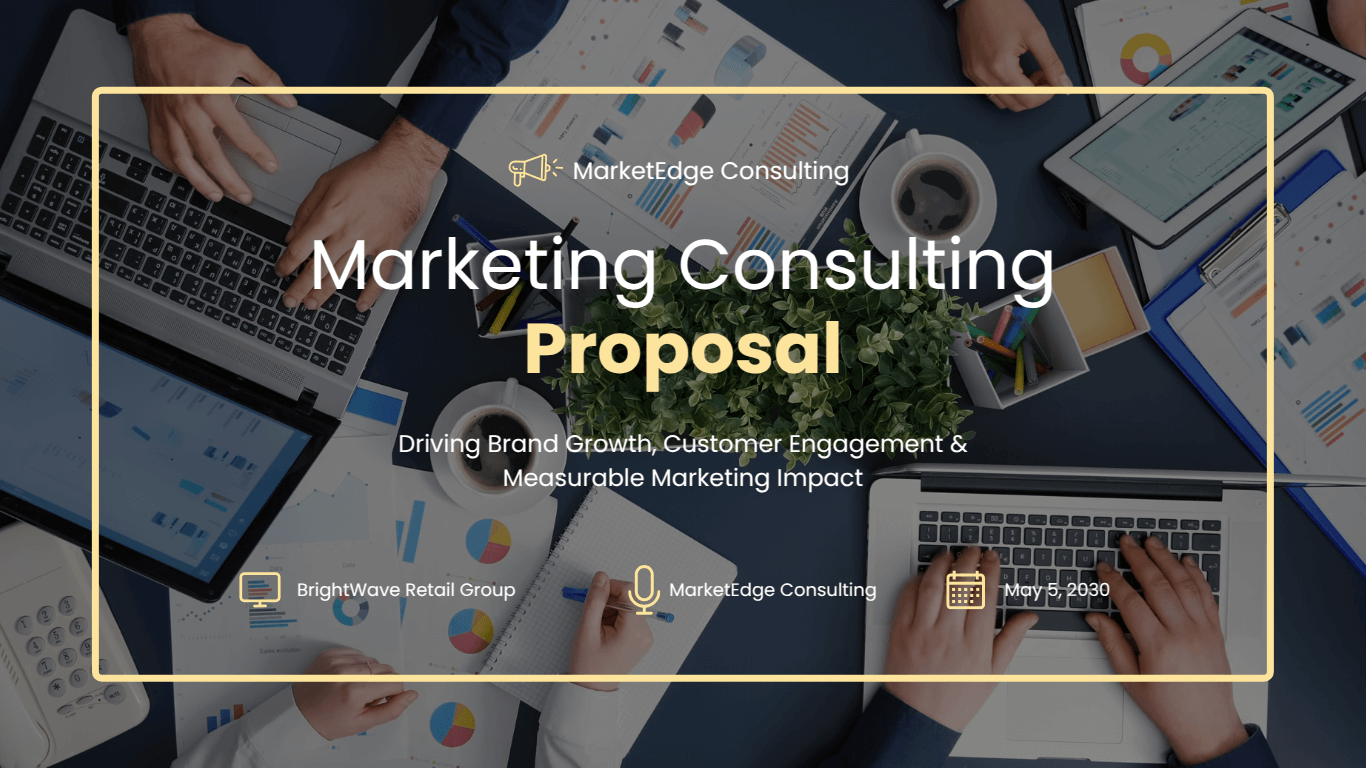 Consulting proposal template
