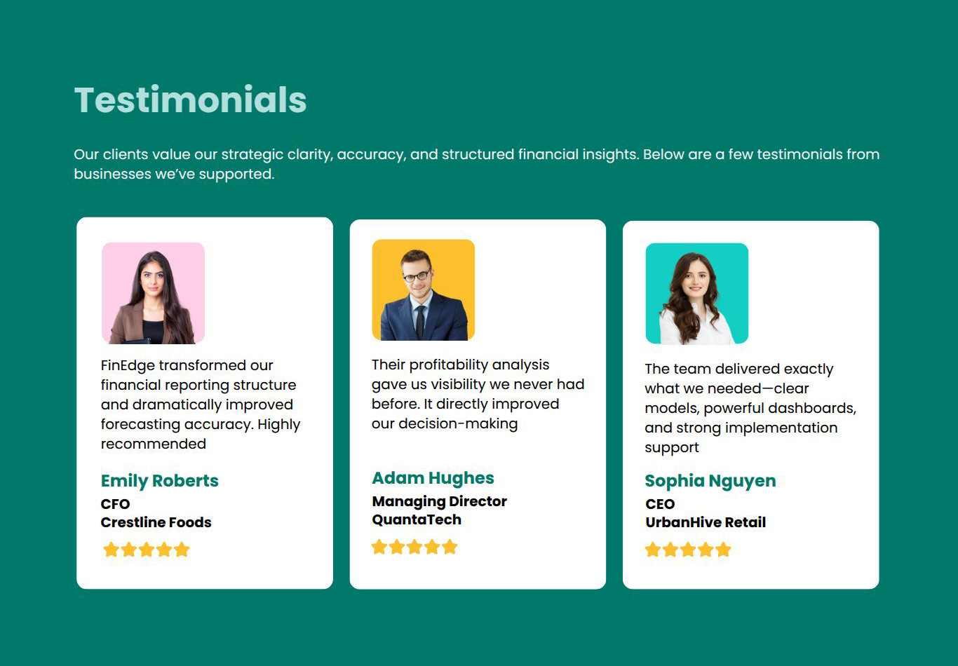 Testimonials