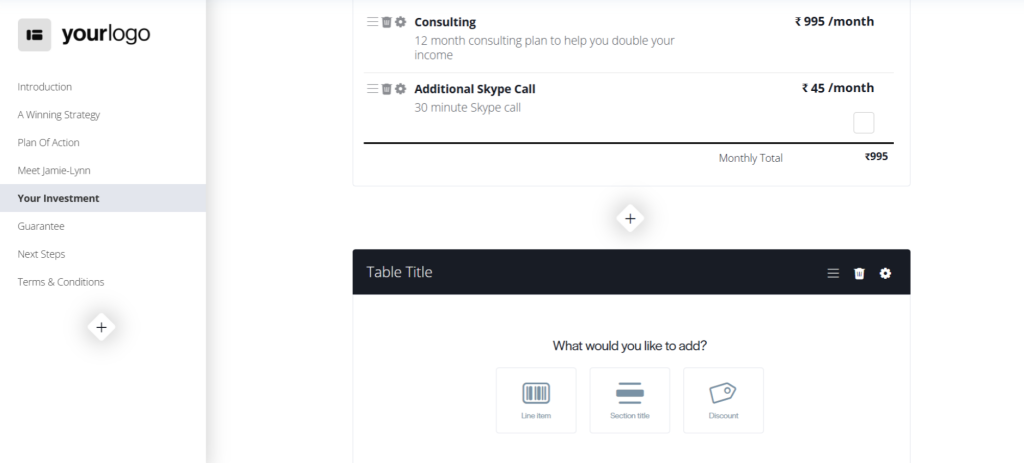 Better proposals proposal customization