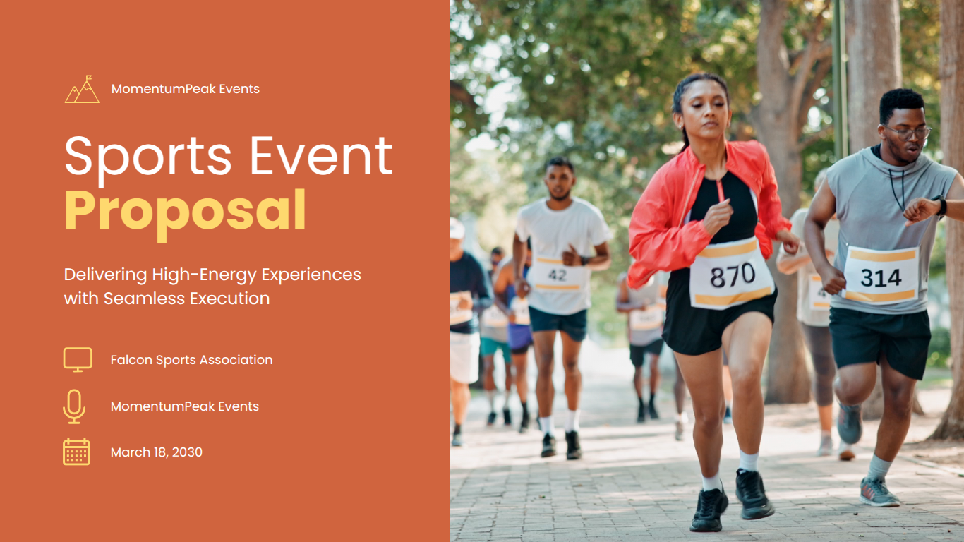 DocHipo Sports Event Proposal Template