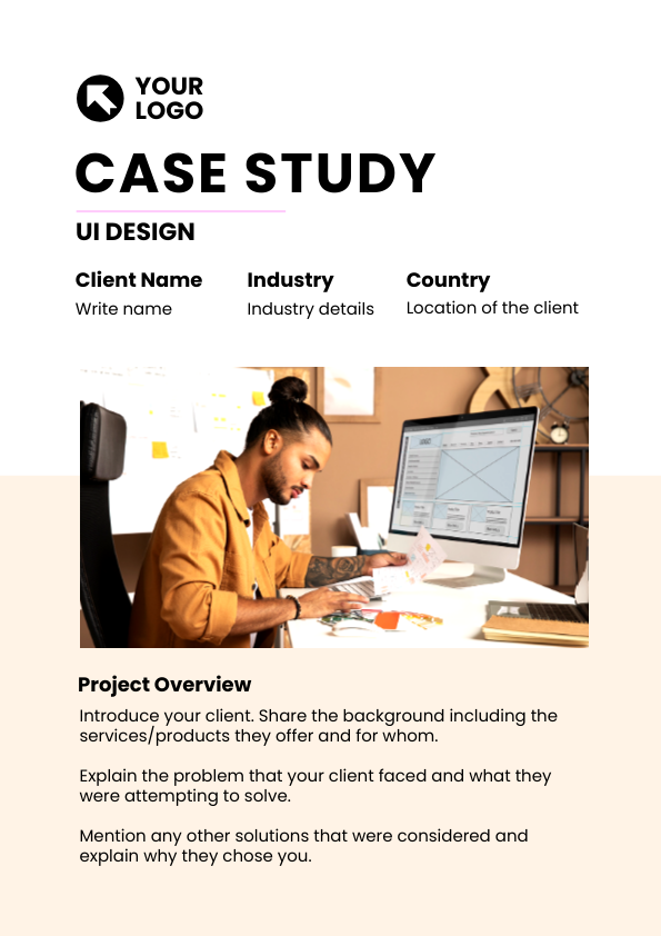 DocHipo UX UI design case study template