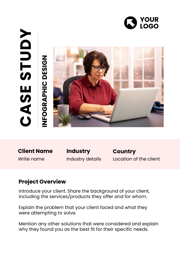 DocHipo infographic design case study template