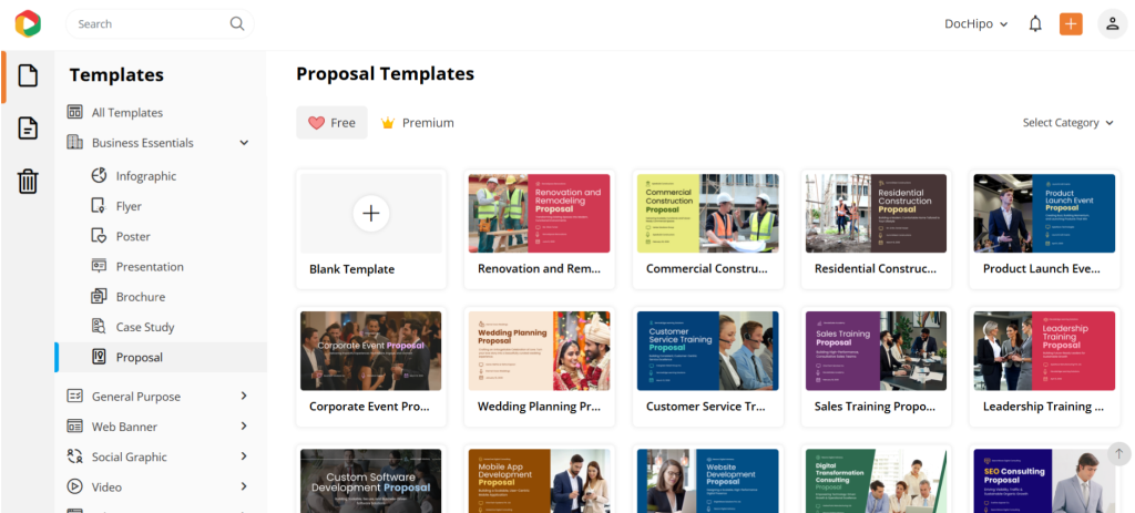 proposify vs better proposals vs dochipo templates