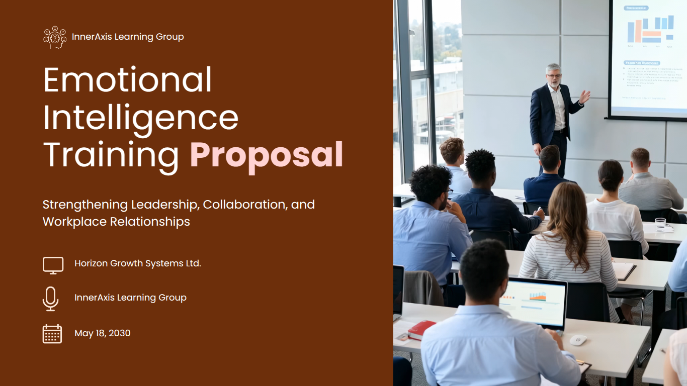 Emotional intelligence training proposal template