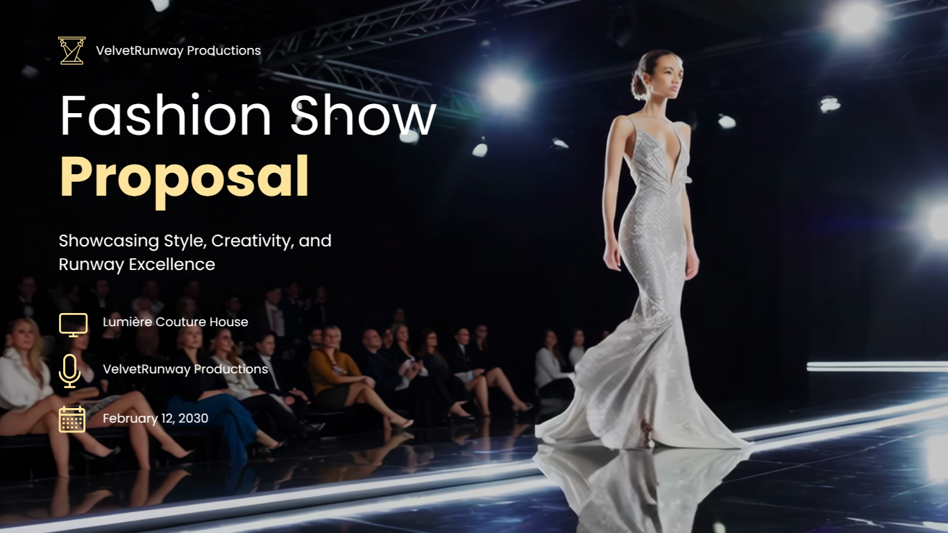 Fashion Event Proposal Template in DocHipo