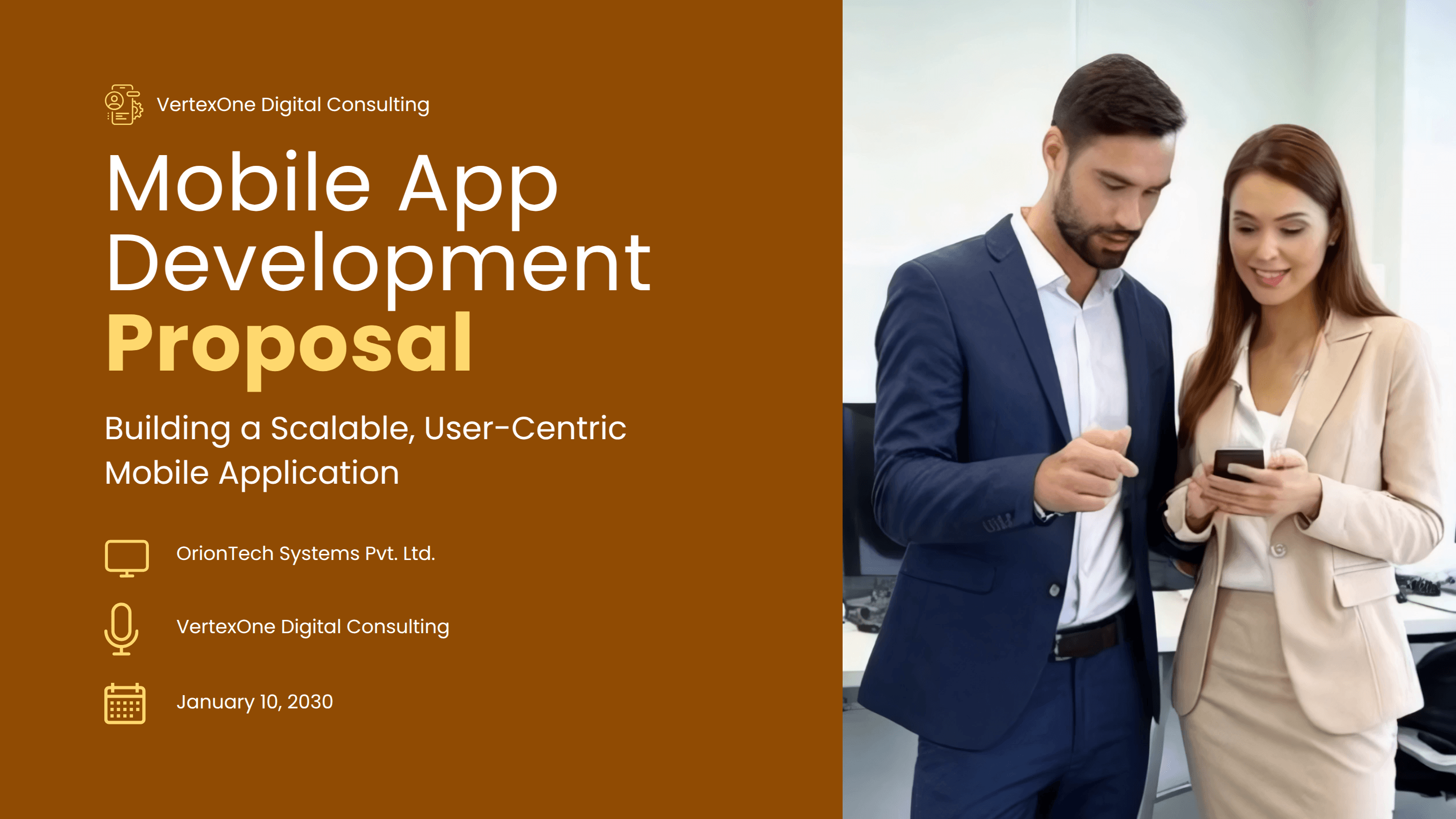 Mobile App Development Proposal Title