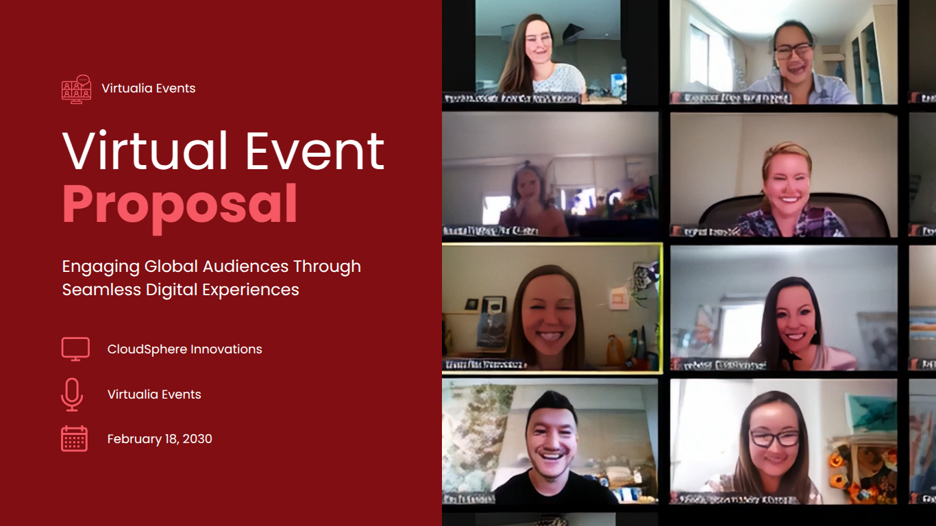 Virtual Event Proposal Template in DocHipo