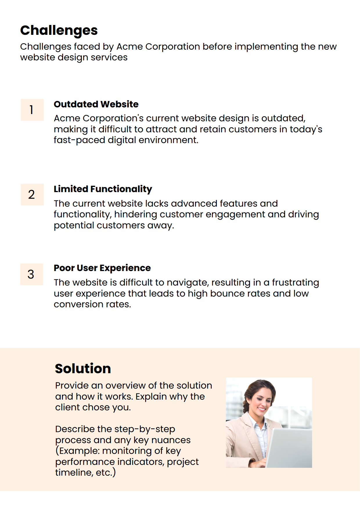 Website Case Study Design Challenges